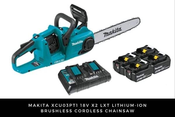 Makita XCU03PT1 18V X2 LXT Lithium-Ion Brushless Cordless chainsaw