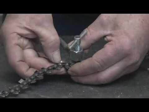 How to Shorten a Chainsaw Chain