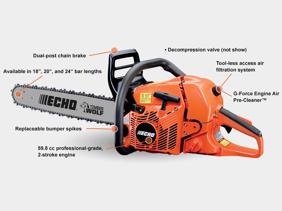 How to Start Echo Chainsaw Cs 590