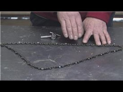 How to Take a Link Out of a Chainsaw Chain