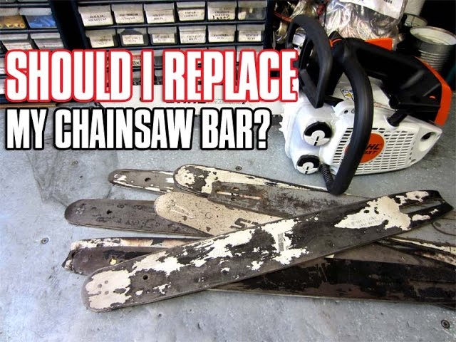 When to Replace a Chainsaw Bar