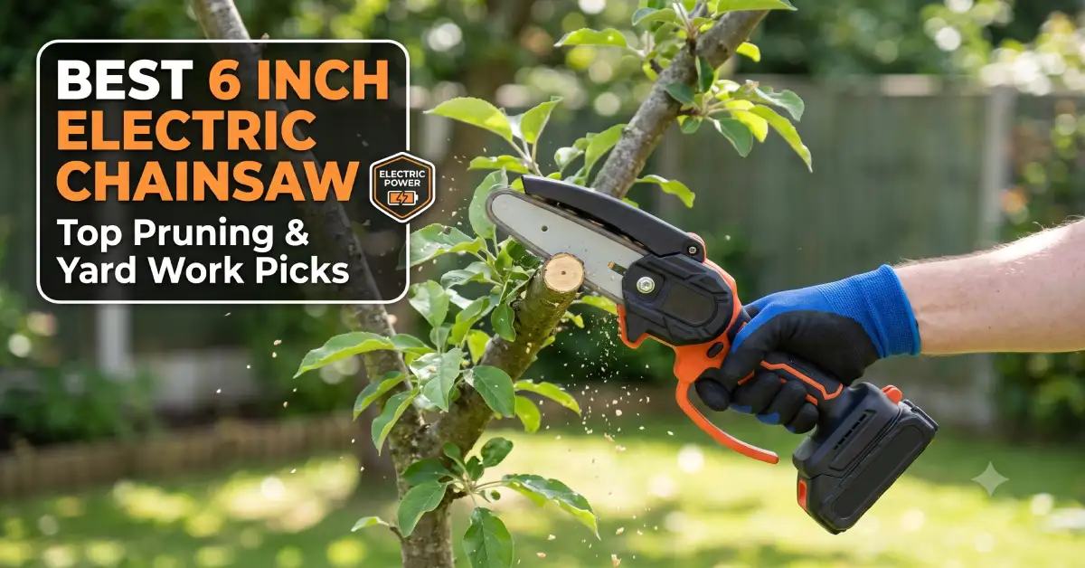 Best 6 Inch Electric Chainsaw
