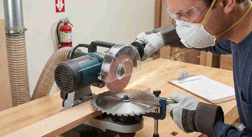 Safety Guide Using Circular Saw Blade Sharpeners (PPE & Tips)