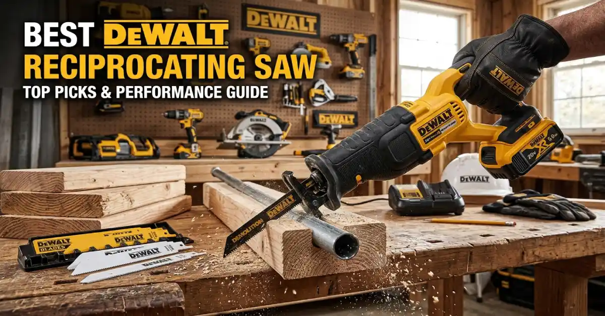 Best DeWalt Reciprocating Saw: 5 Top Picks for Demolition, Pruning, and Metal Cutting