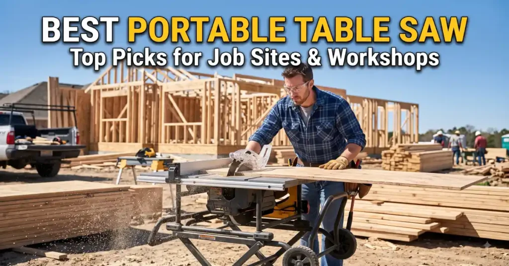 Best Portable Table Saw in 2026: Top Picks for Jobsite, Shop, and DIY Work