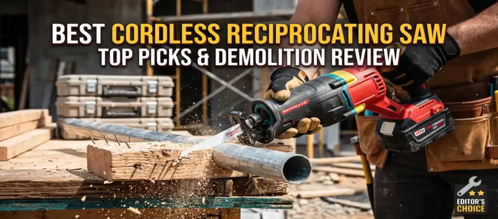 Best Cordless Reciprocating Saw: 5 Top Picks for Demolition, Pruning, and Remodeling